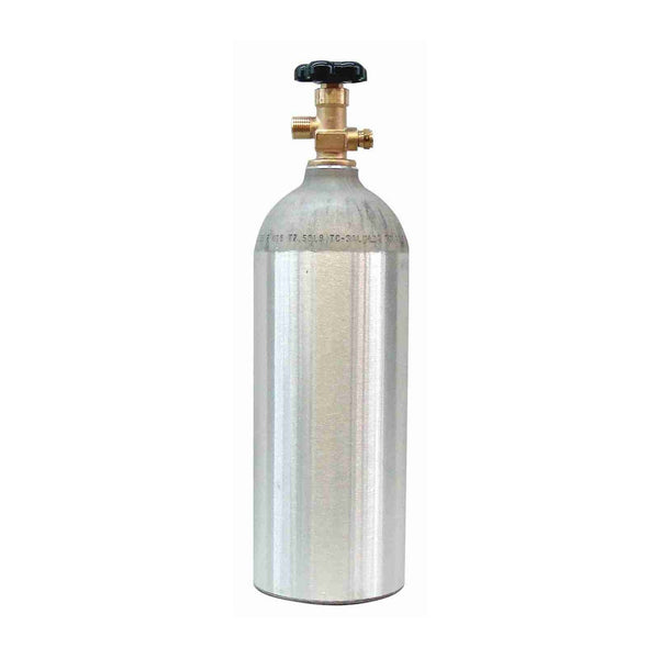 Thunderbird CO2 Cylinder, 5 lb, Sherwood Valve, No Handle, Filled