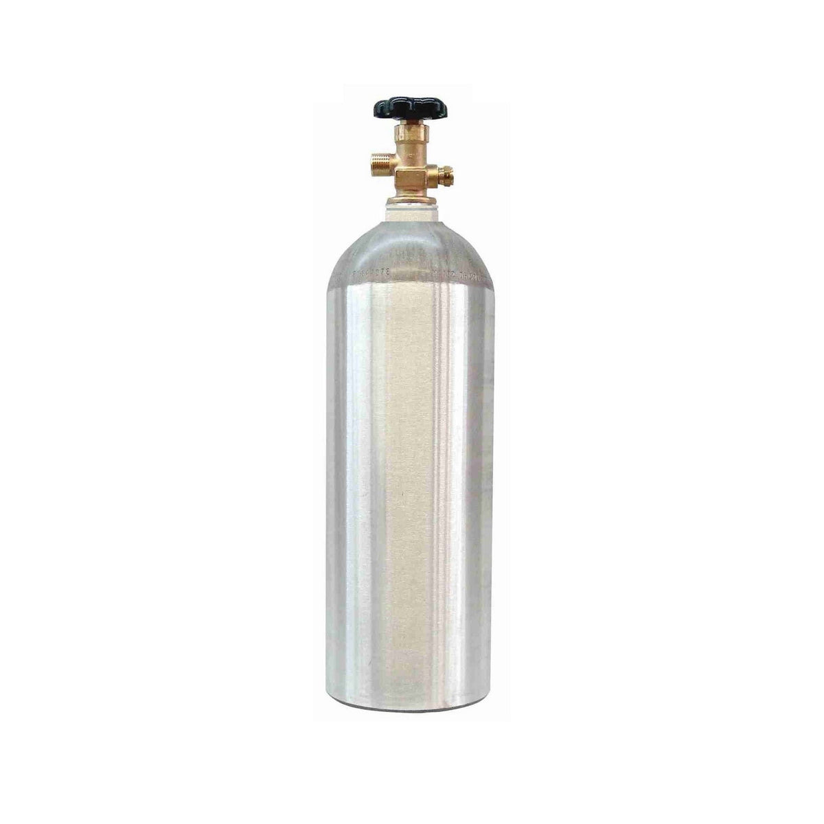 Thunderbird CO2 Cylinder, 20 lb, Sherwood Valve, No Handle, Empty
