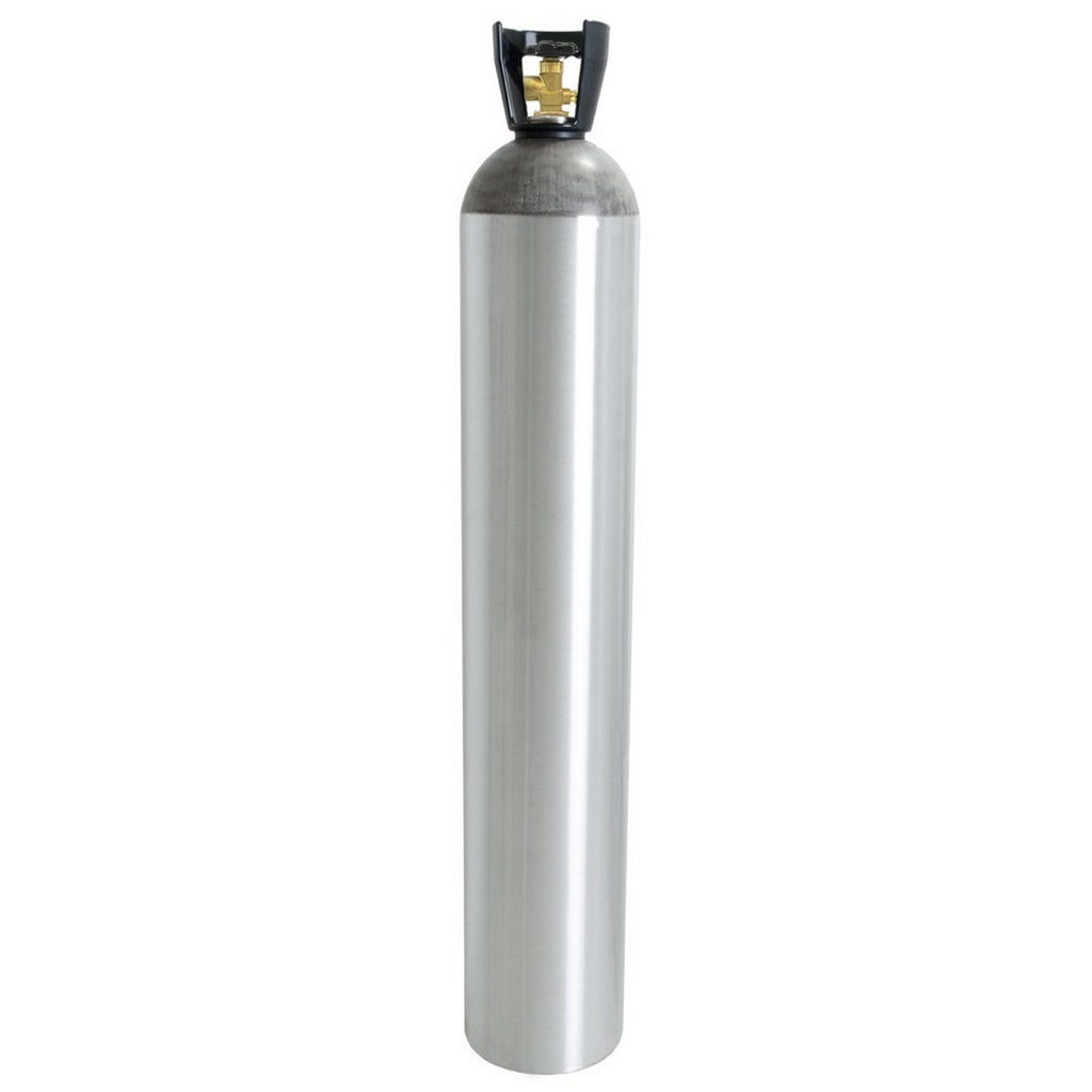 Thunderbird Nitrogen Cylinder, 50 lb, Sherwood Valve, Handle, Empty