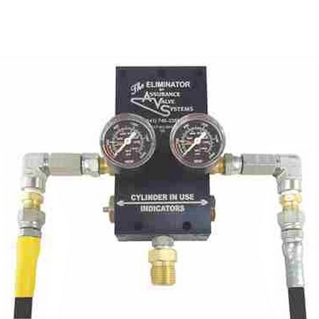 Assurance Valve Eliminator CO2 Auto Changeover with Hoses, 2 Cylinders