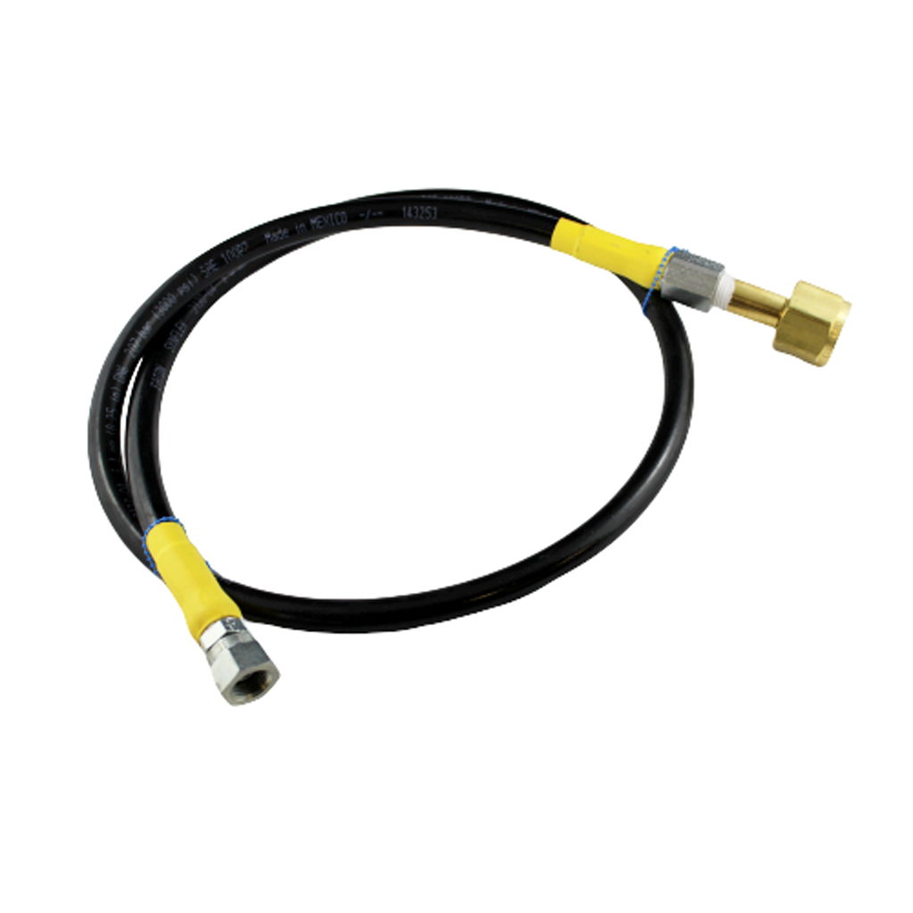 Assurance Valve HP Hose - For CO2 Eliminator, 4'L (Ylw)