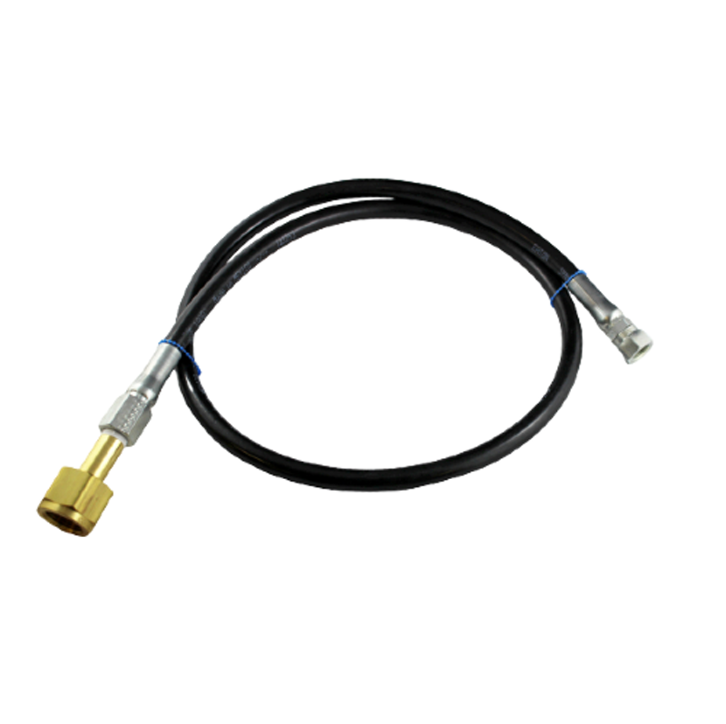 Assurance Valve HP Hose - For CO2 Eliminator, 4'L (Blk)