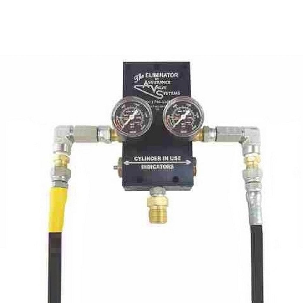 Assurance Valve Eliminator N2 Auto Changeover with Hoses, 2 Cylinders