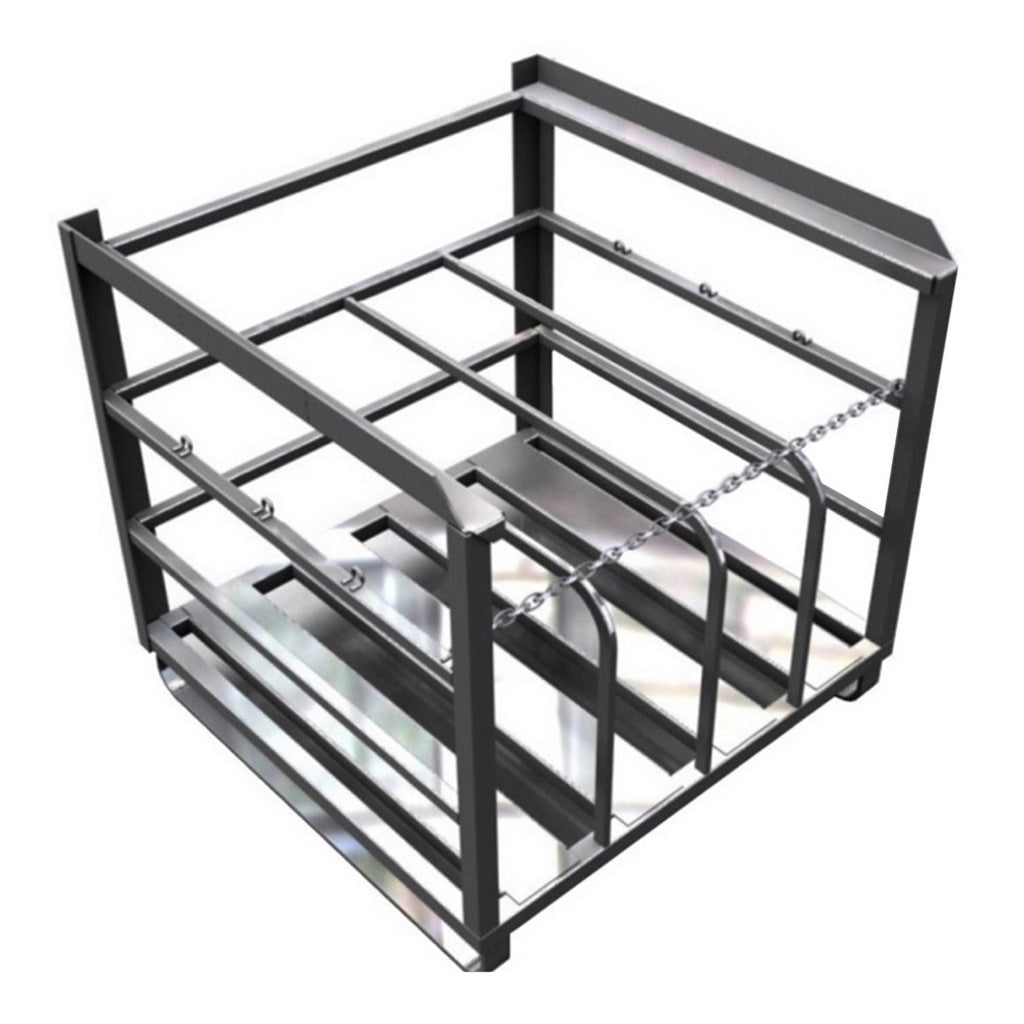 Cylinder Rack, 20# CO2 16 with Divider