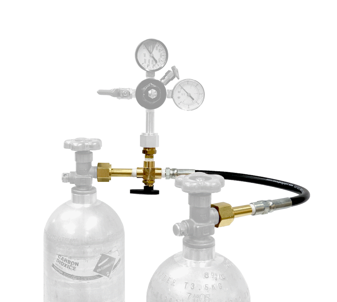 Foxx Manual CO2 Changeover 1 Hose 500 PSI