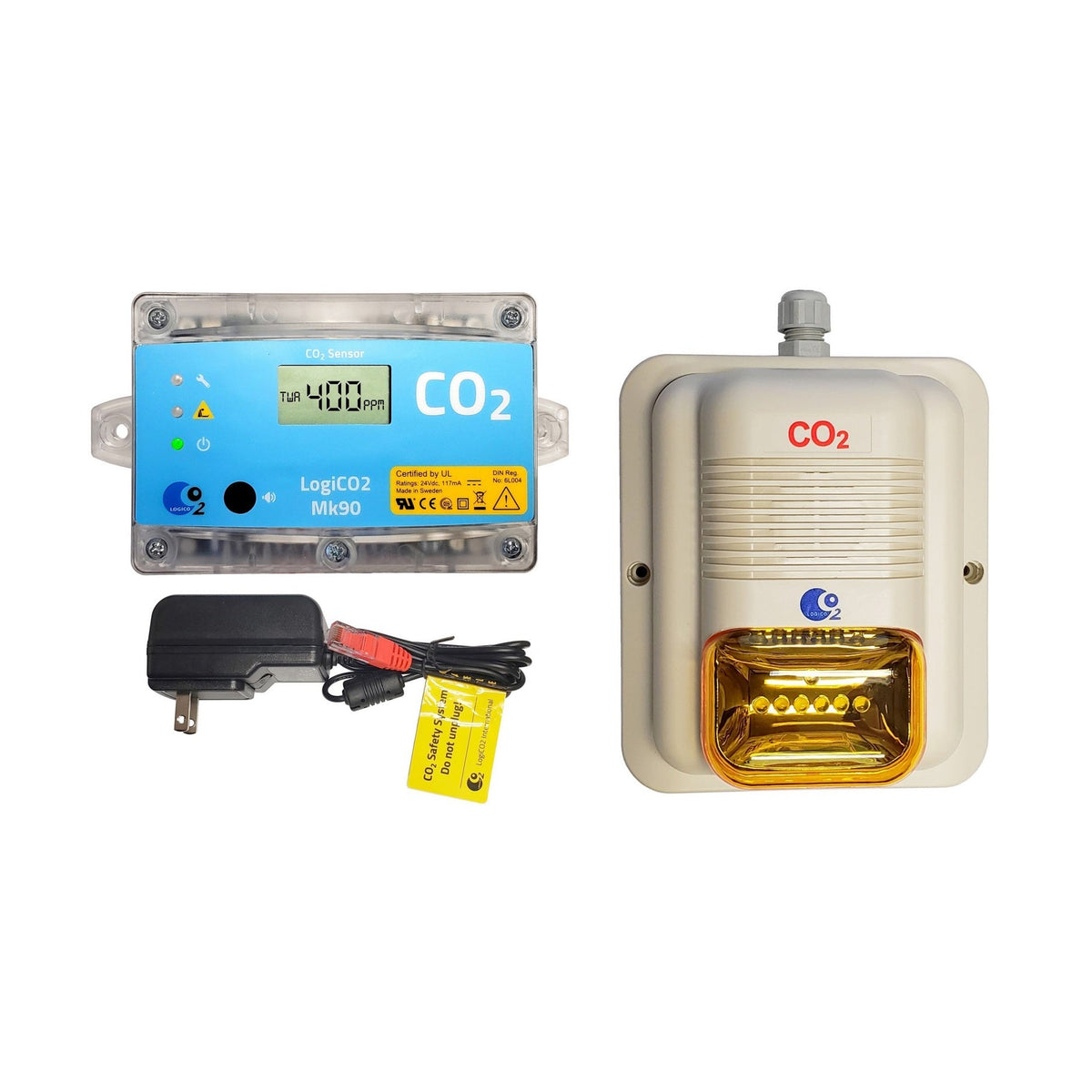LogiCO2 CO2 Detection/Alarm System, MK90 Model