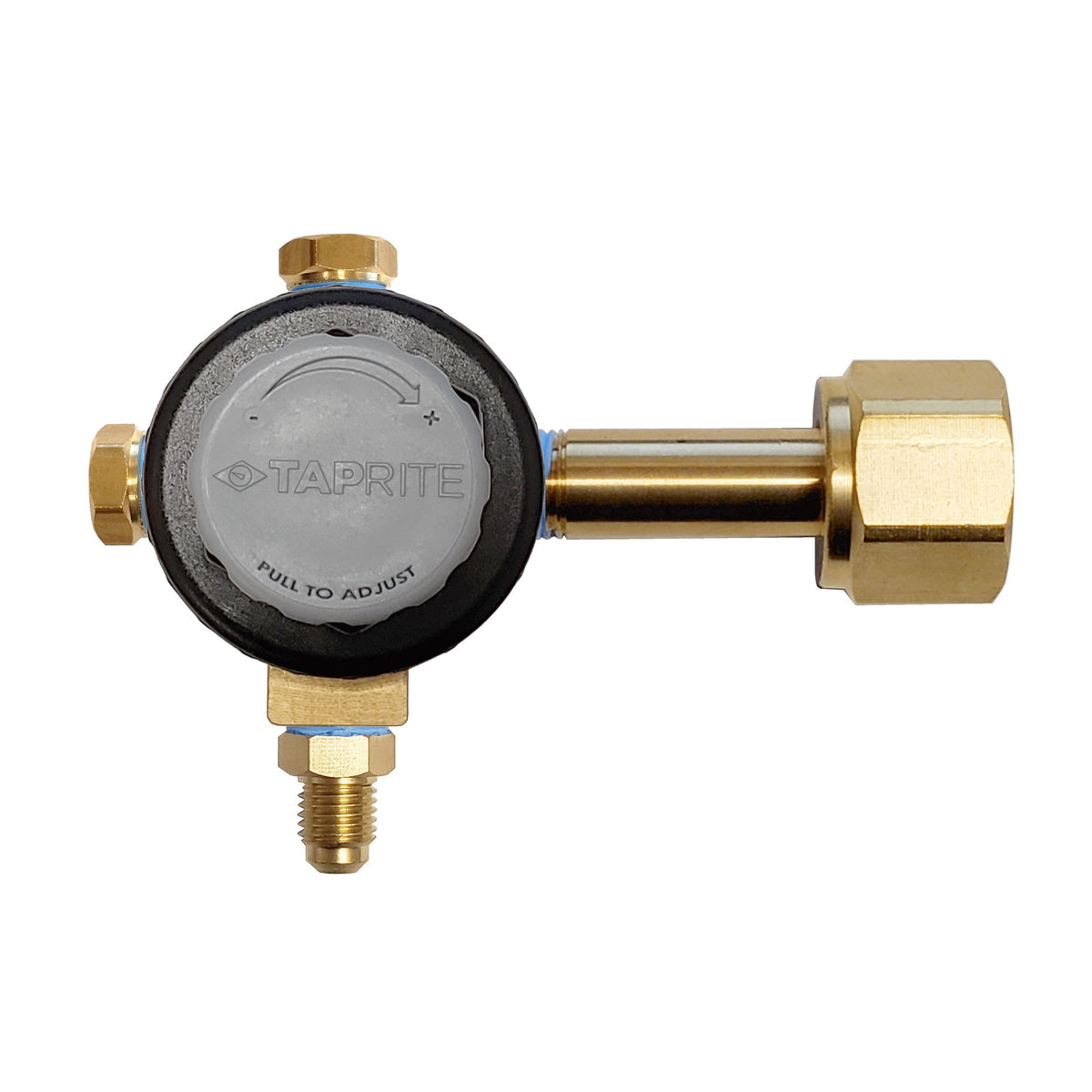 Taprite CO2 Regulator, 1/4" Male Flare with Check Valve