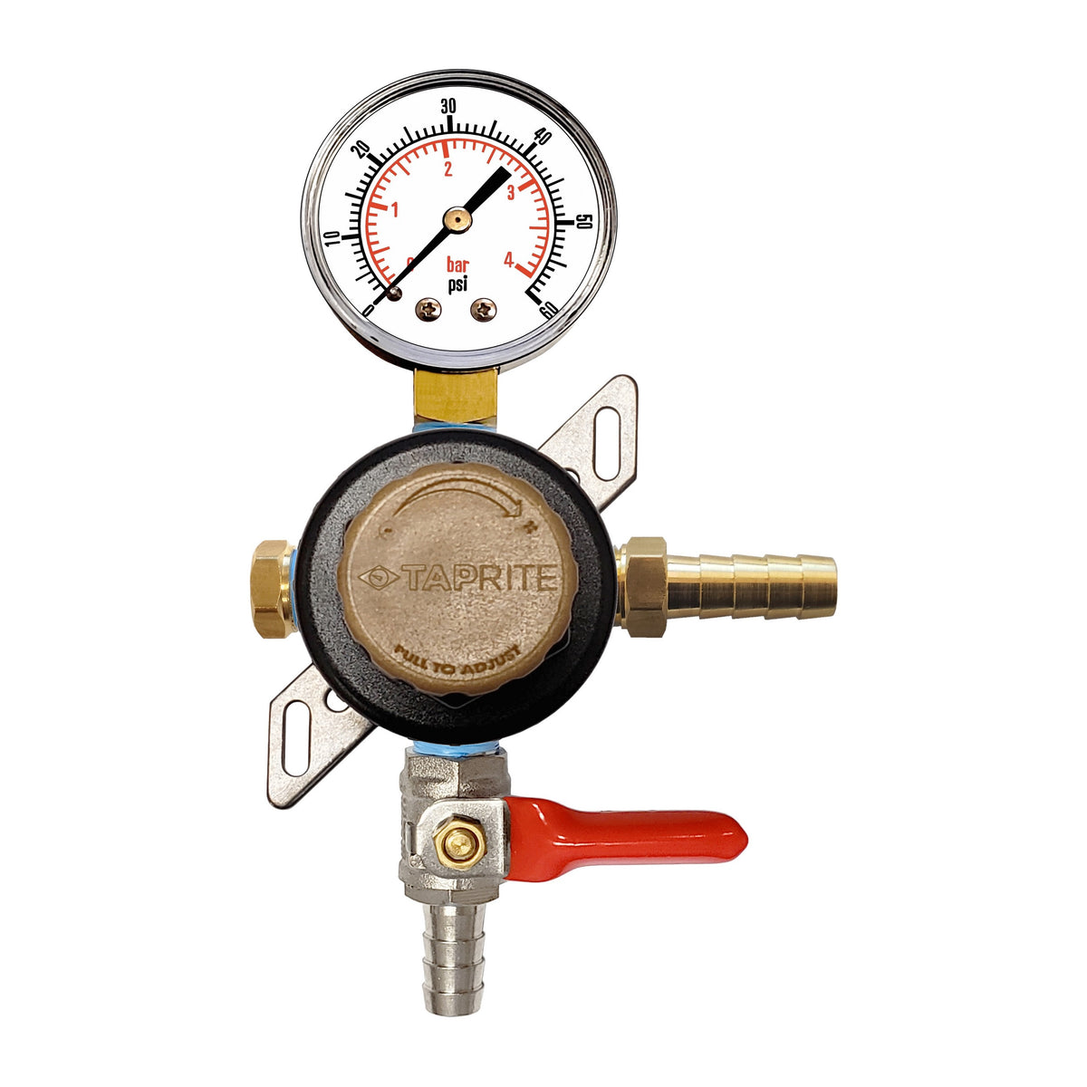 Taprite Secondary Regulator, 3/8"B-Shutoff-W/Check 60:Plug (Tap)