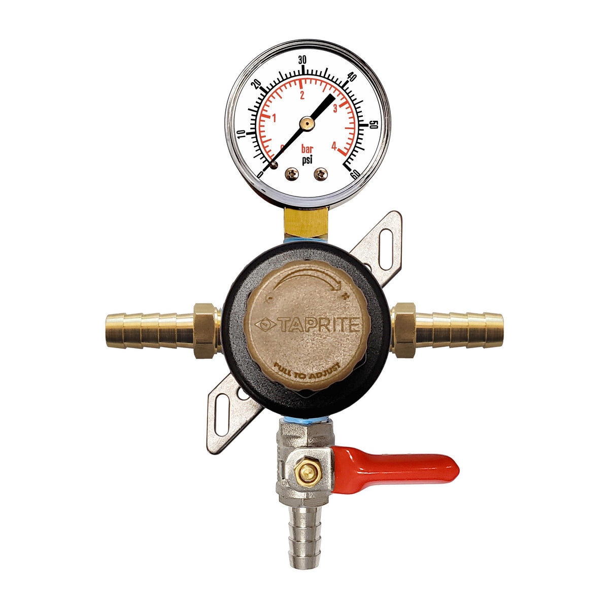 Taprite Passthru Regulator, 3/8"B-Shutoff-W/Check 60:3/8"B (Tap)