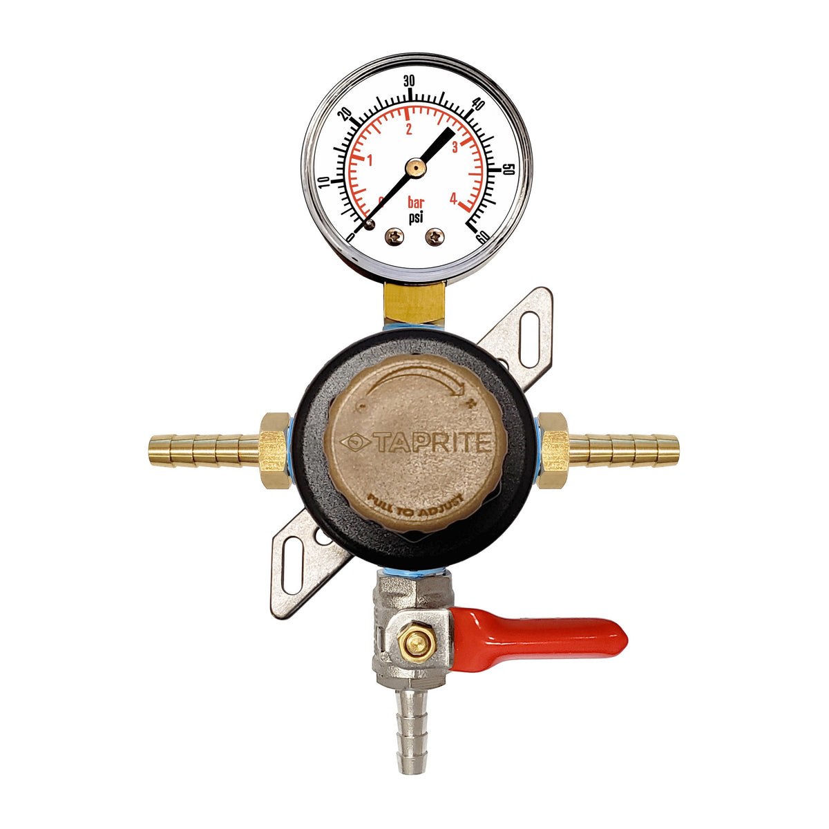 Taprite Passthru Regulator, 1/4"B-Shutoff-W/Check 60:1/4"B'S (Tap)