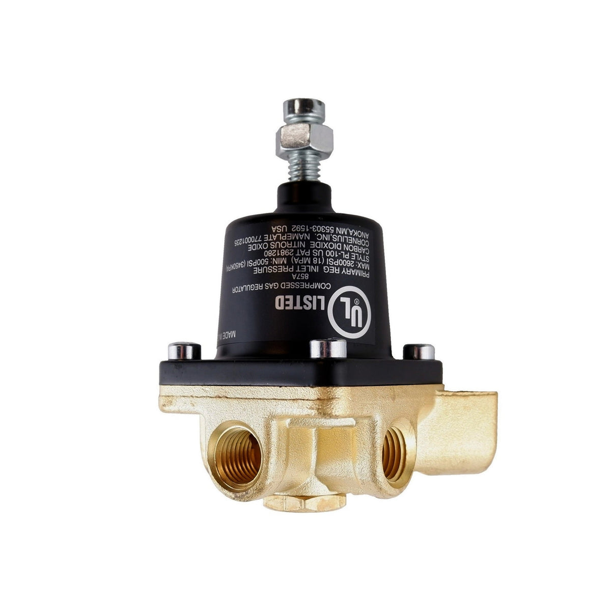 Cornelius Regulator Body-primary 100-PSI (Black) Corn