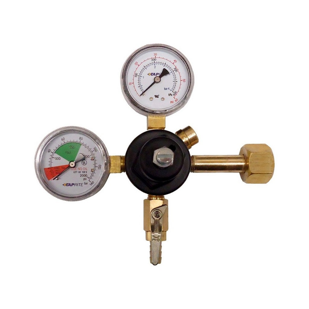 Taprite Economy CO2 Regulator, 5/16" Ball Shutoff with Check Valve, 60:2000