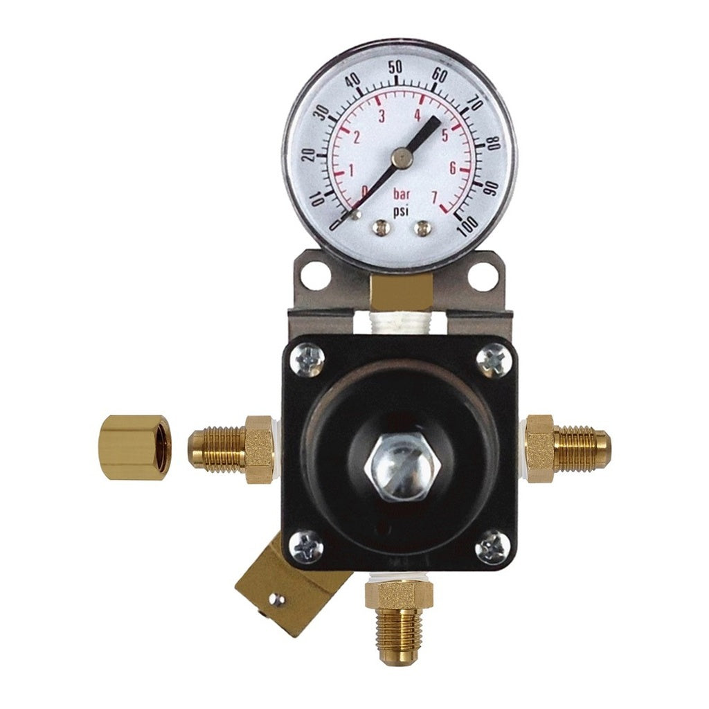 Cornelius Secondary/Pass Thru Regulator, 1/4" Male Flare with Check Valve, 100:Universal