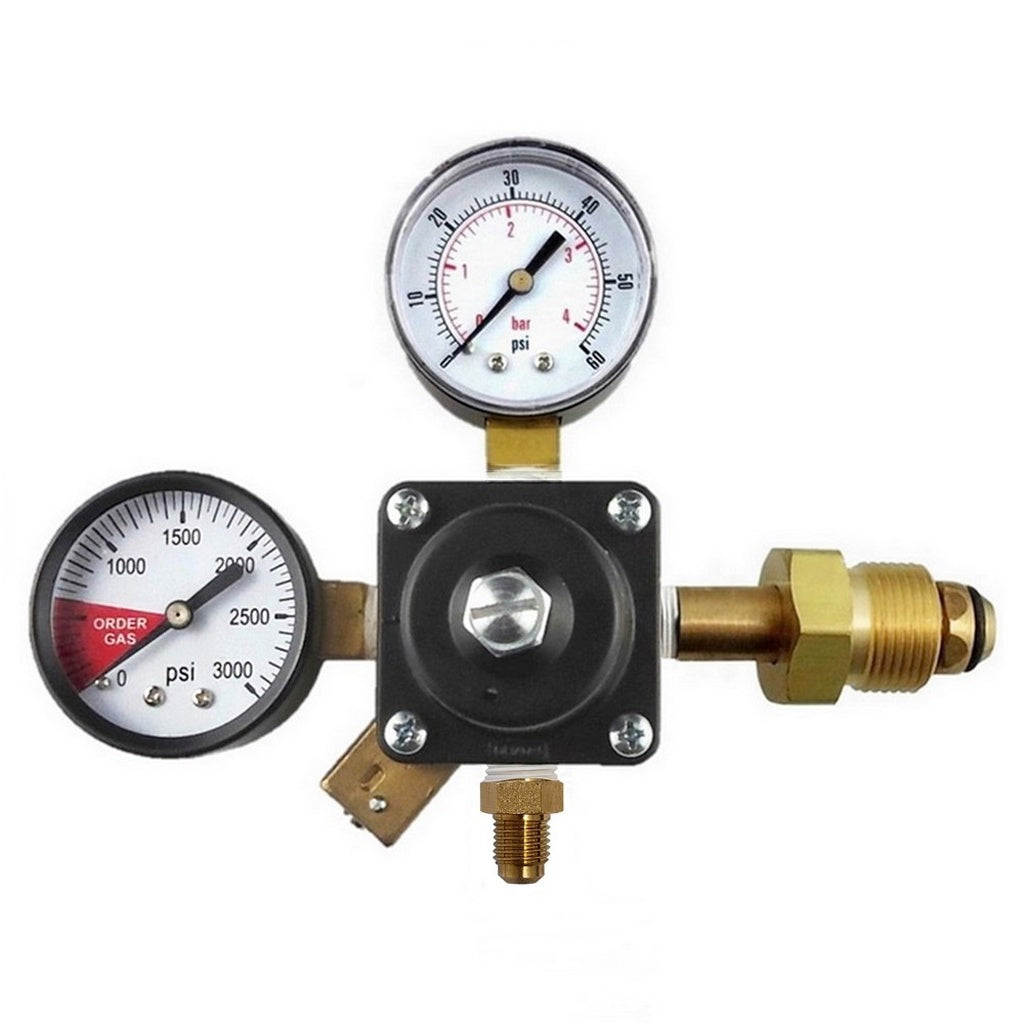 Cornelius Nitrogen Regulator, 1/4" Male Flare with Check Valve, 60:3000