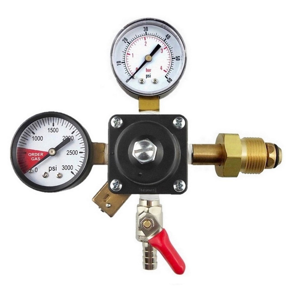 Cornelius Nitrogen Regulator, 3/8" Ball Shutoff with Check Valve, 60:3000