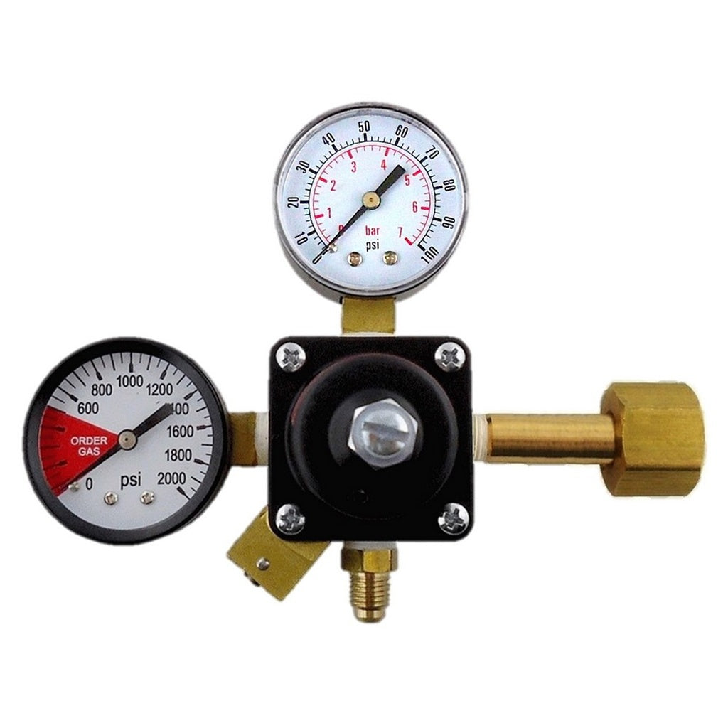 Cornelius CO2 Regulator, 1/4" Male Flare with Check Valve, 100:2000