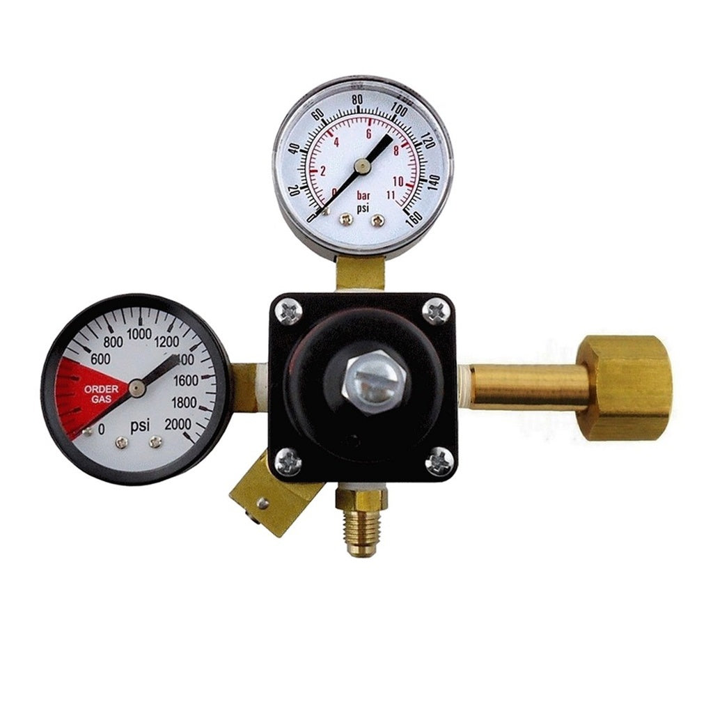Cornelius CO2 Regulator, 1/4" Male Flare with Check Valve, 160:2000