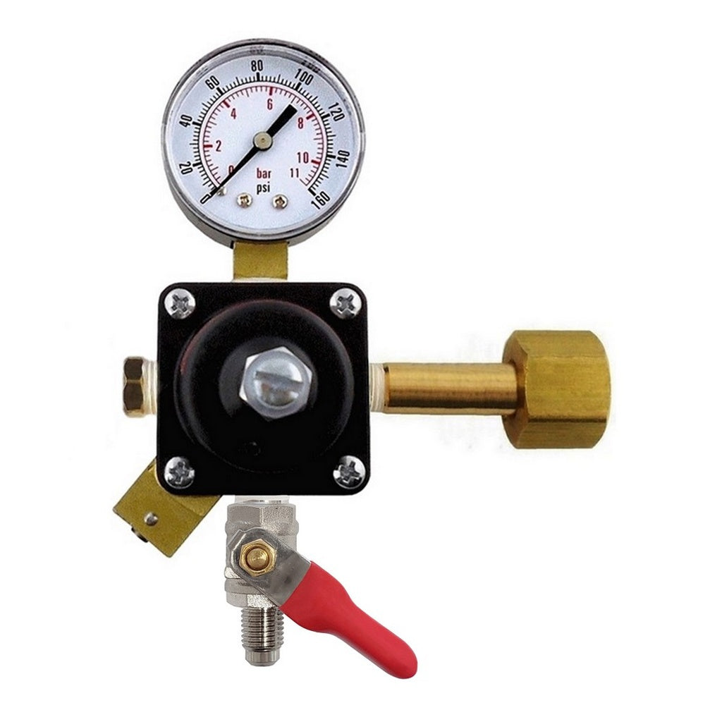 Cornelius CO2 Regulator, 1/4" Male Flare Shutoff with Check Valve, 160:Plug