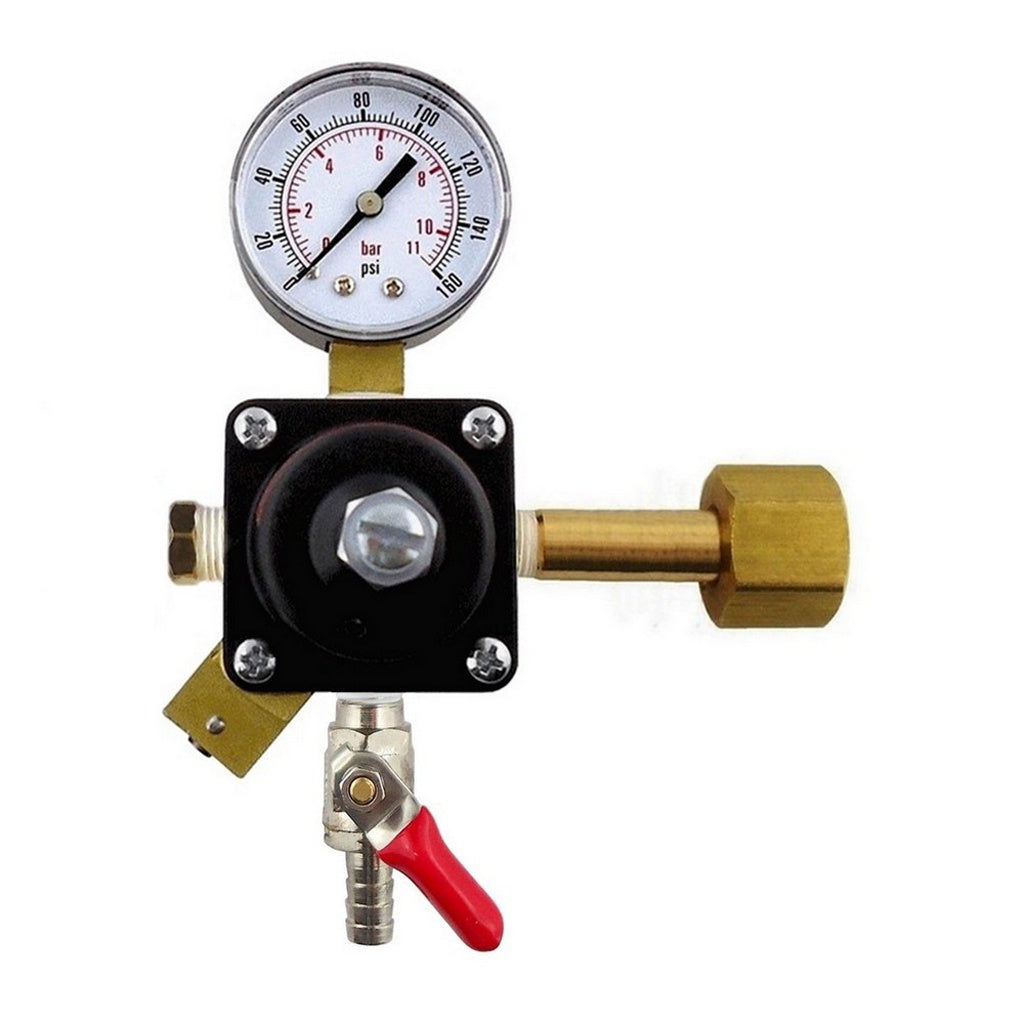 Cornelius CO2 Regulator, 3/8" Ball Shutoff with Check Valve, 160:Plug