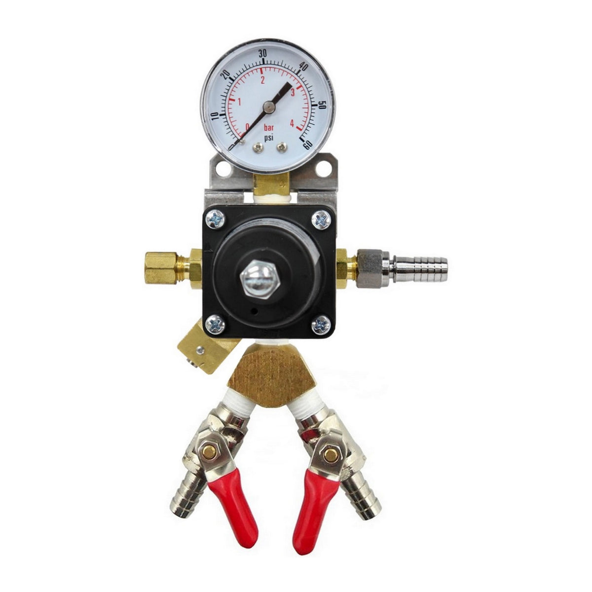 Cornelius Sec/pass Regulator, Y-(2)3/8"-shutoff-w/check 60:Universal (Corn)