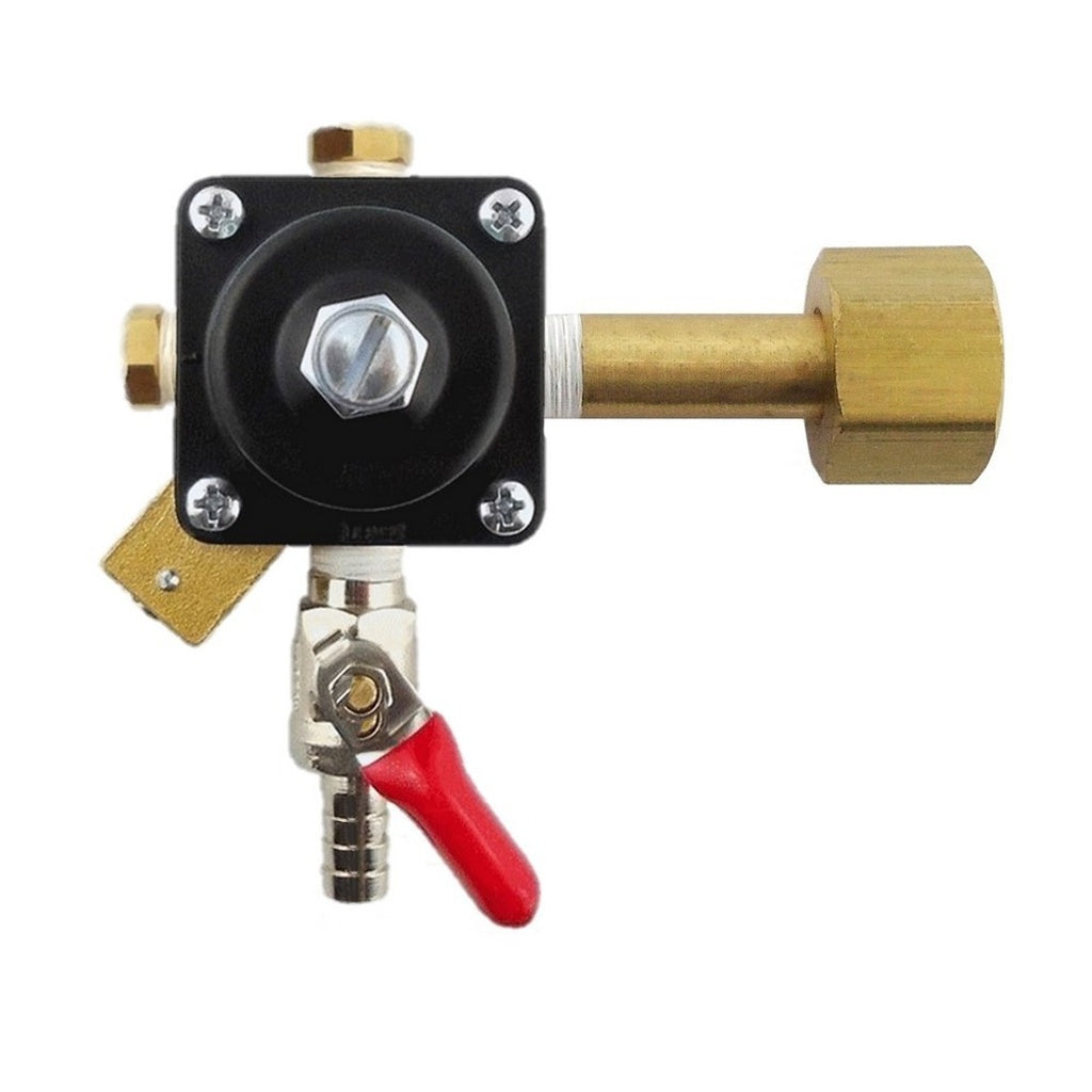 Cornelius CO2 Regulator, 3/8" Ball Shutoff with Check Valve