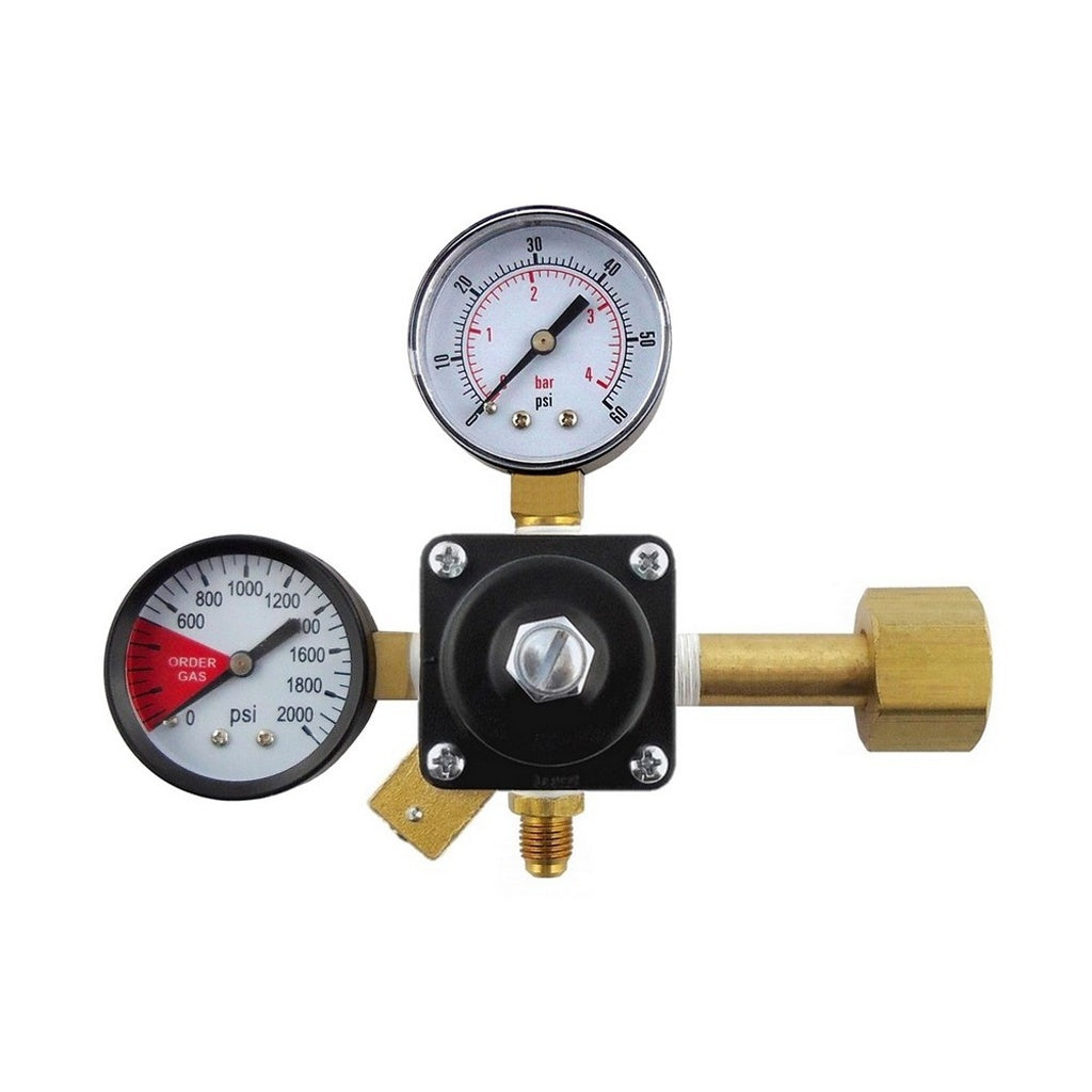 Cornelius CO2 Regulator, 1/4" Male Flare with Check Valve, 60:2000