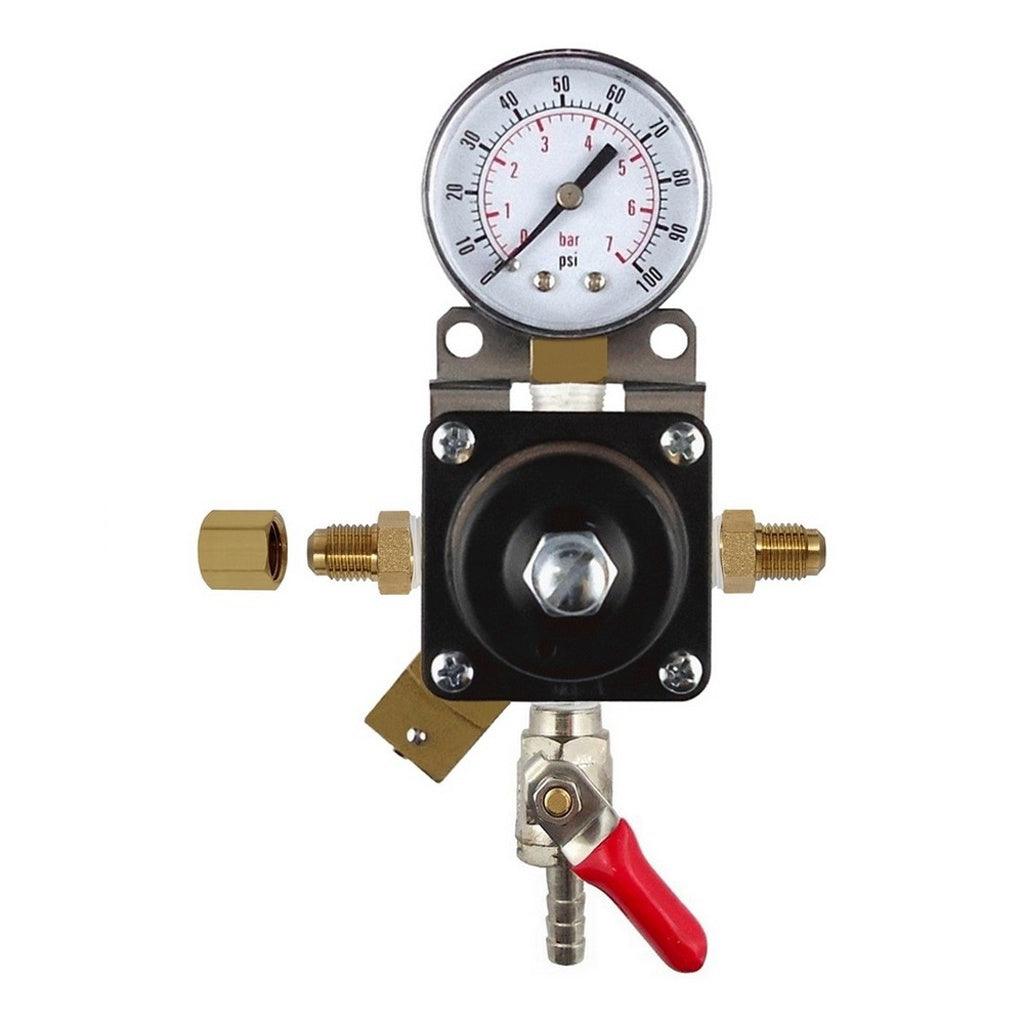 Cornelius Secondary/Pass Thru Regulator, 1/4" Ball Shutoff with Check Valve, 100:Universal