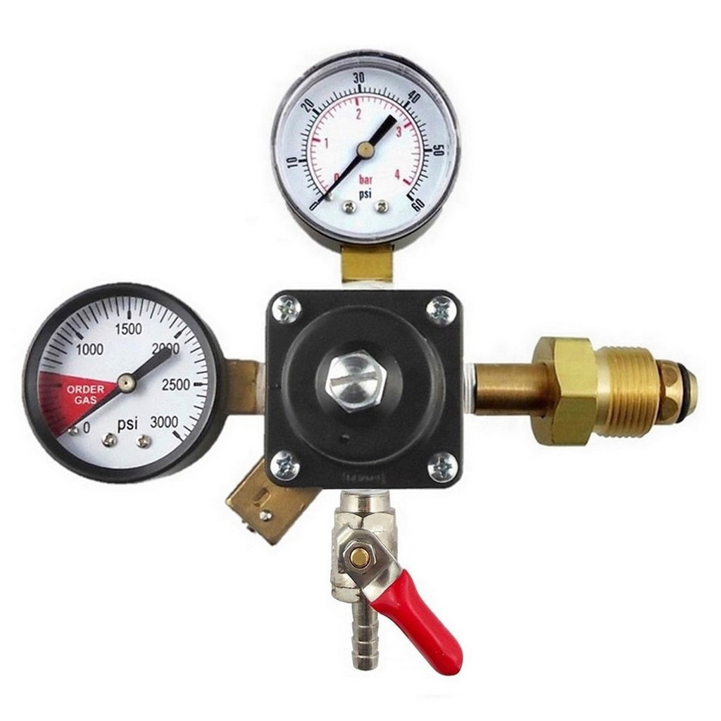 Cornelius Nitrogen Regulator, 1/4" Ball Shutoff with Check Valve, 60:3000