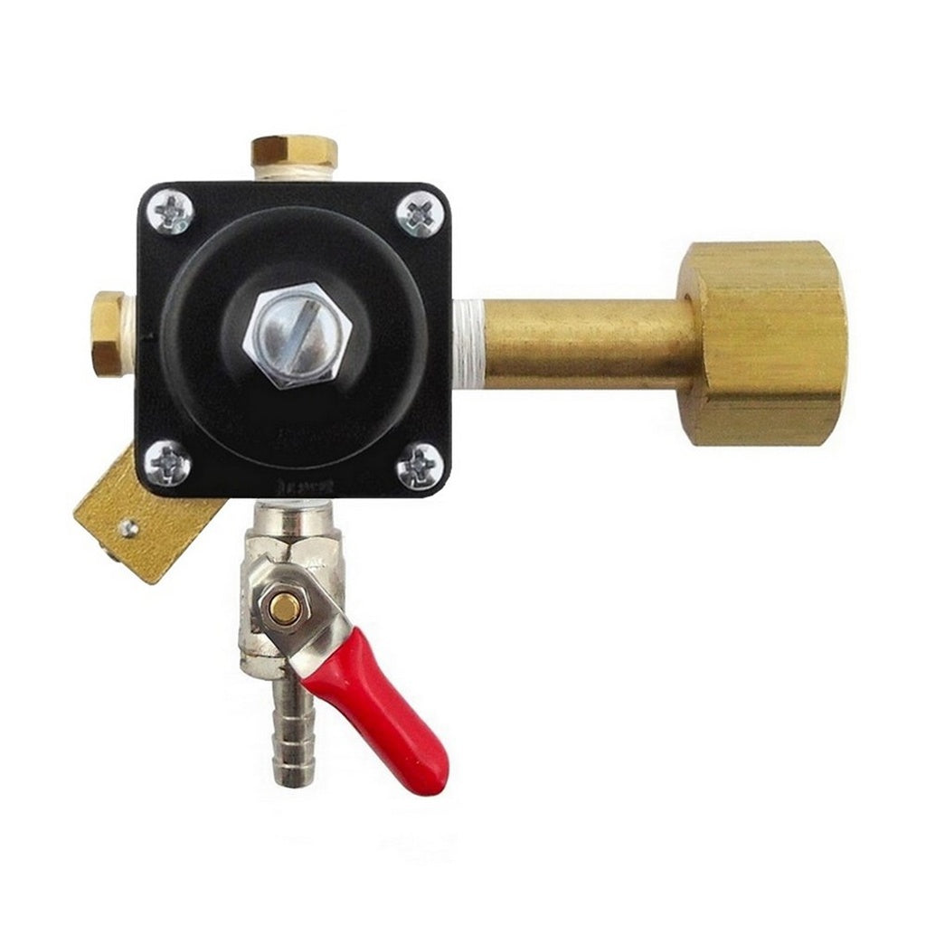 Cornelius CO2 Regulator, 1/4" Ball Shutoff with Check Valve