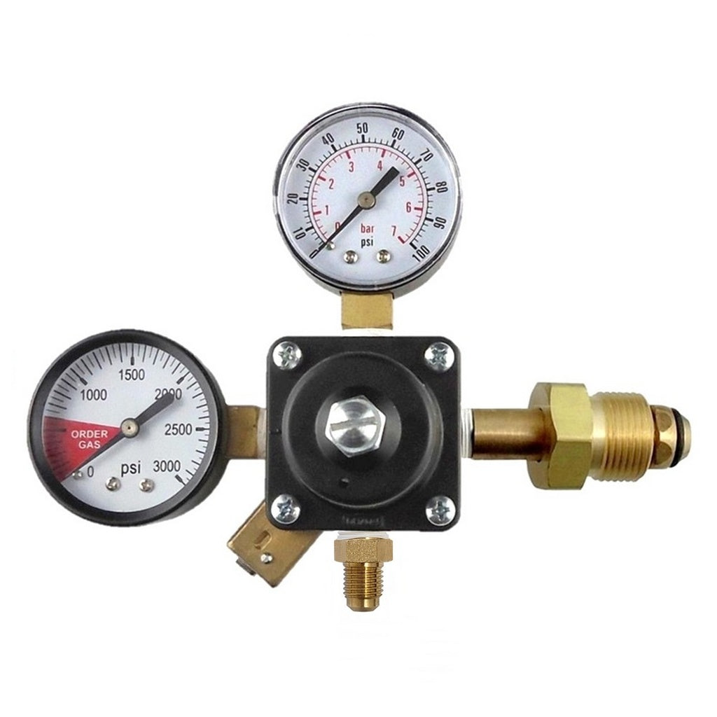 Cornelius Nitrogen Regulator, 1/4" Male Flare with Check Valve, 100:3000
