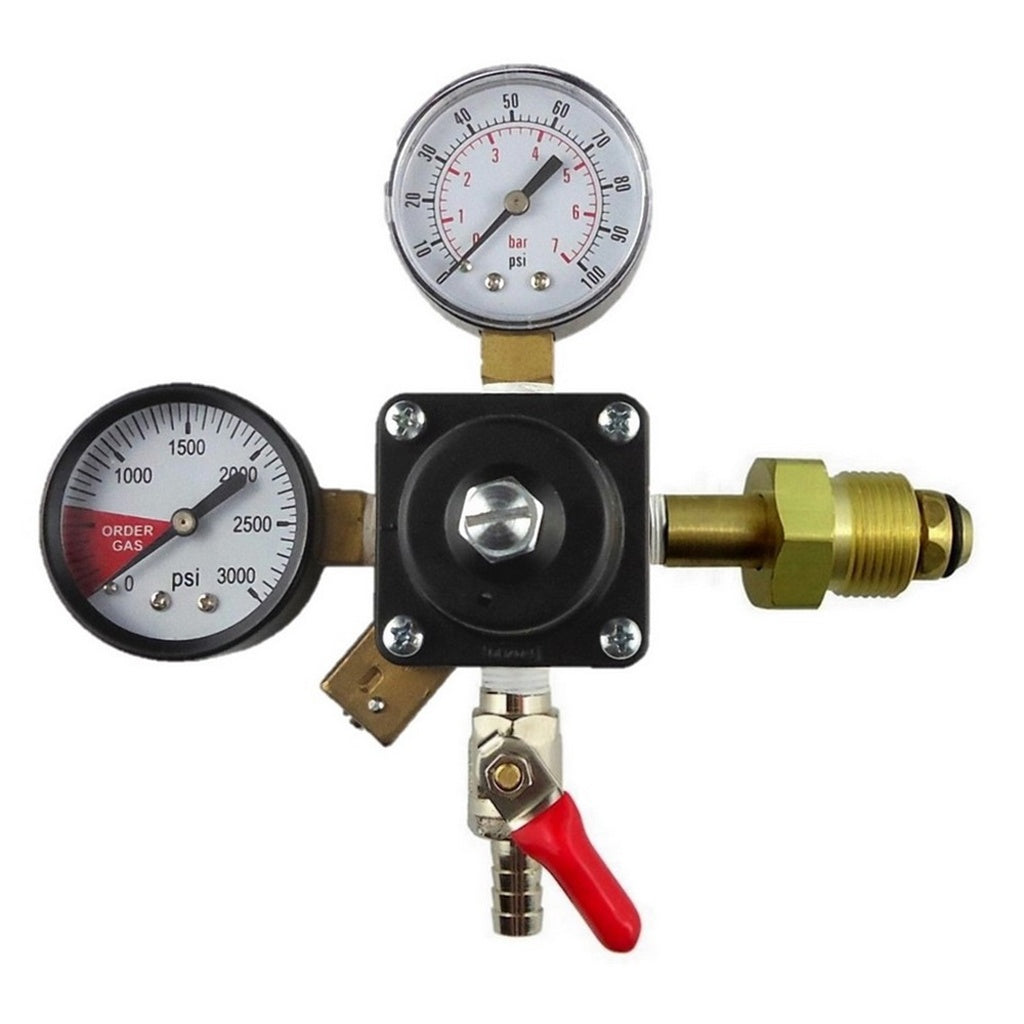 Cornelius Nitrogen Regulator, 3/8" Ball Shutoff with Check Valve, 100:3000