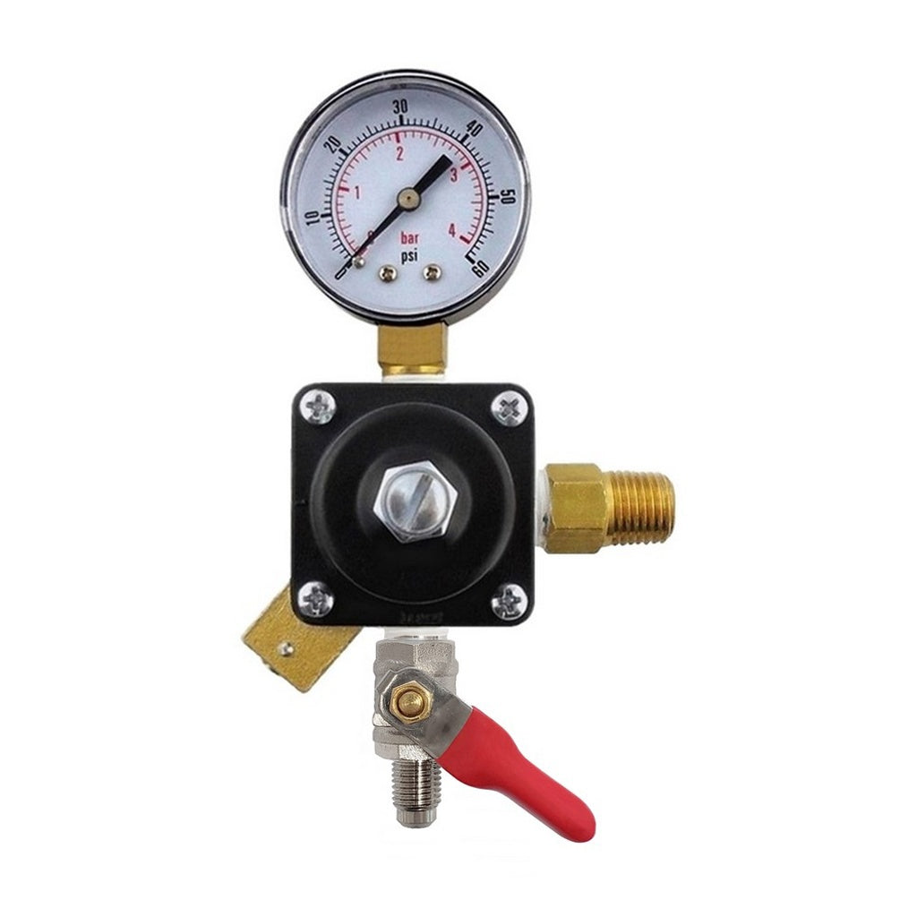 Cornelius Add-A-Regulator, 1/4" Male Flare Shutoff with Check Valve, 60:Open