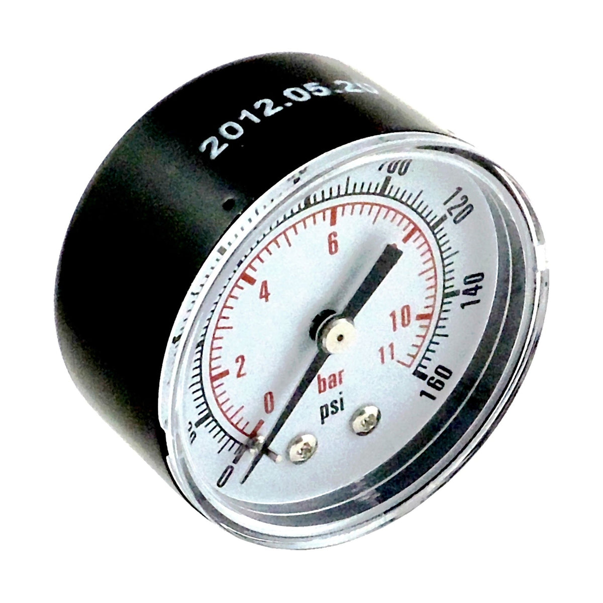Gauge, 2"-Diameter 1/4"MPT Back-mount (160 PSI)