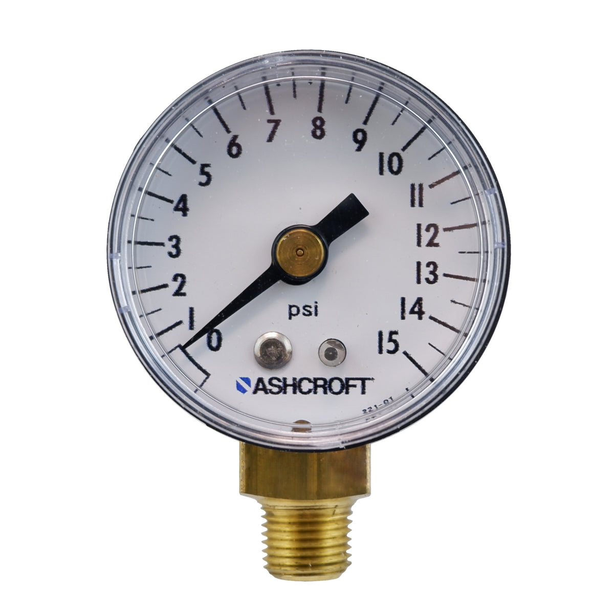 Replacement Gauge for McDantim TruTegs, 15 PSI
