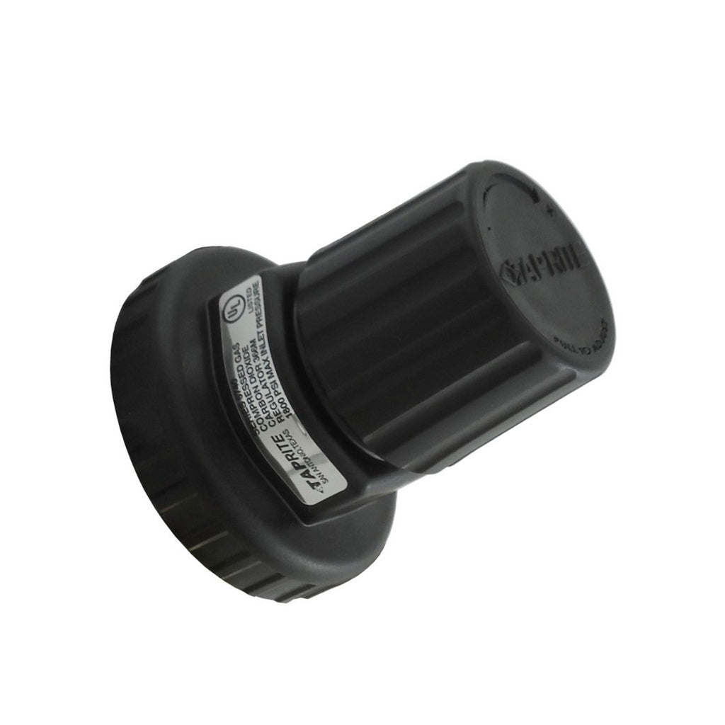 Taprite Regulator Bonnet Assembly, Polycarbonate, Black Cap