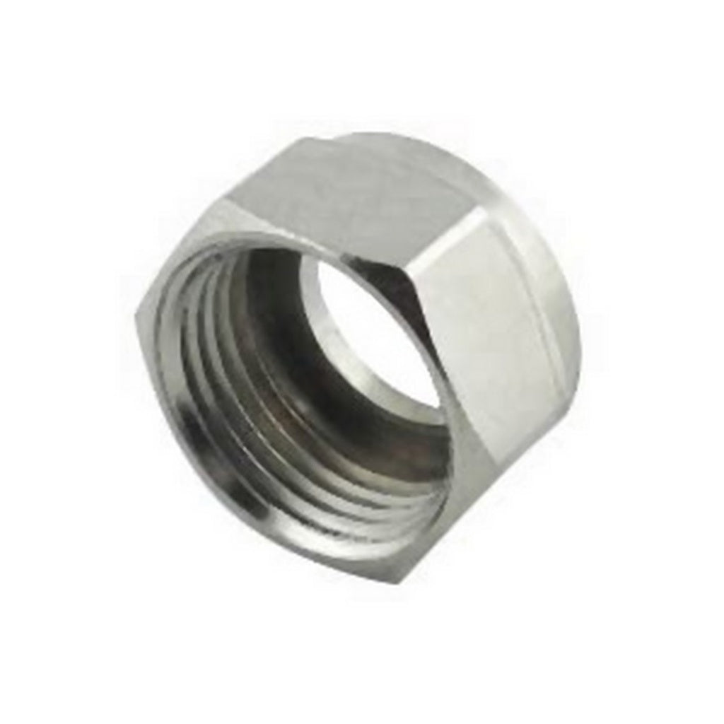 Hex "Beer" Nut Plated Brass