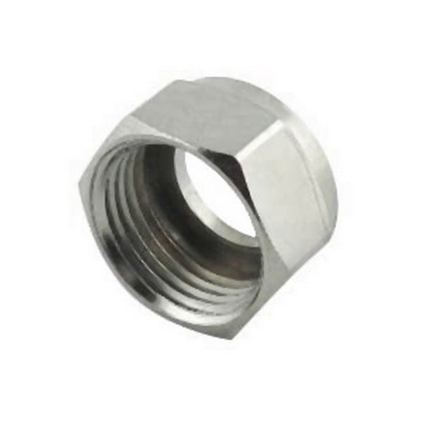 Hex "Beer" Nut Plated Brass