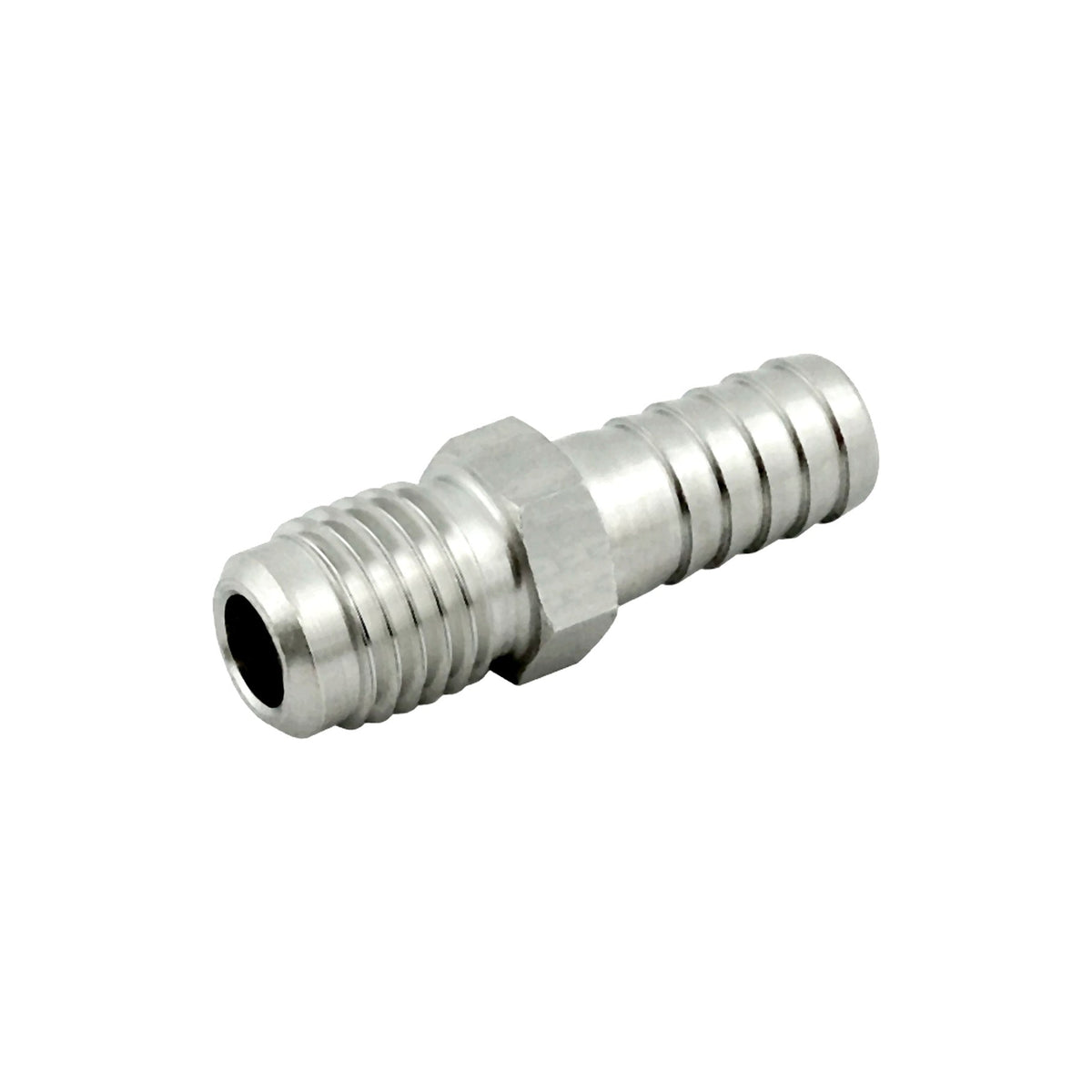 Hose Stem, 1/2"-16 Male Flare x 3/8" B 304 Stainless Steel