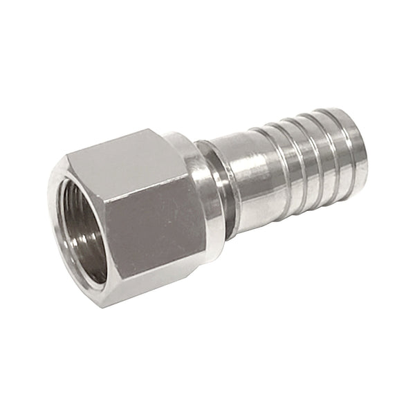 1Pc-Swivel Nut & Stem Set, 3/8" Female Flare x 1/2" B 304 Stainless Steel