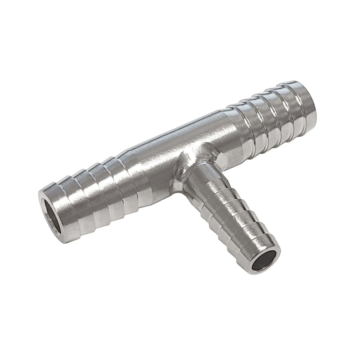 Tee, 3/8" B x 3/8" B x 1/4" B 304 Stainless Steel
