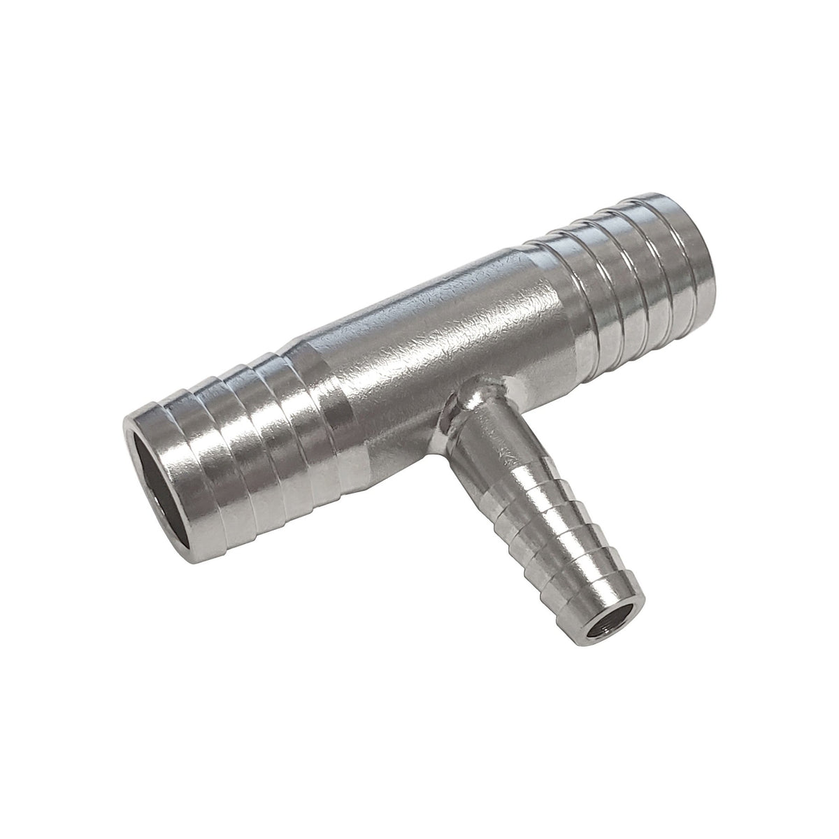 Tee, 1/2" B x 1/2" B x 1/4" B 304 Stainless Steel