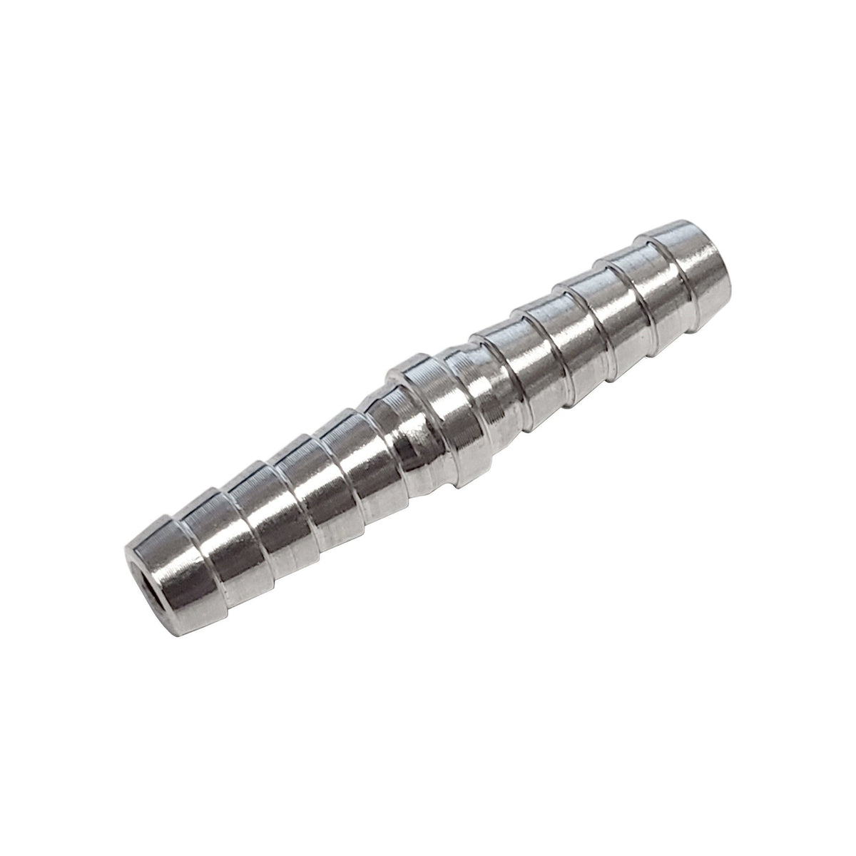 Splicer, 3/16" Barb x 3/16" Barb, 304 Stainless Steel
