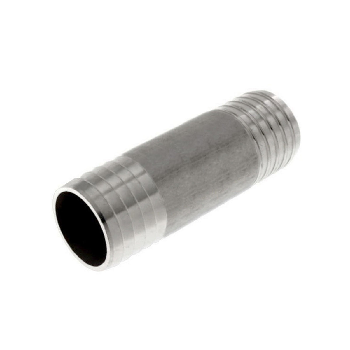 Splicer, 3/4" Barb x 3/4" Barb, 304 Stainless Steel