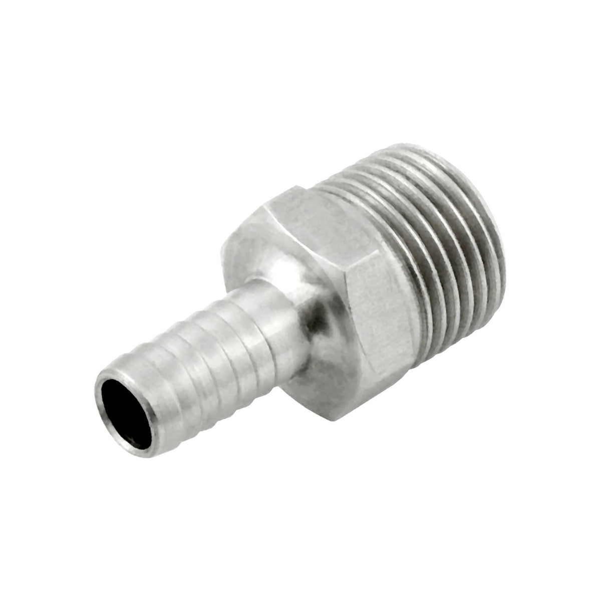 CO2 Adapter, Male-CO2 x 3/8" B 304 Stainless Steel
