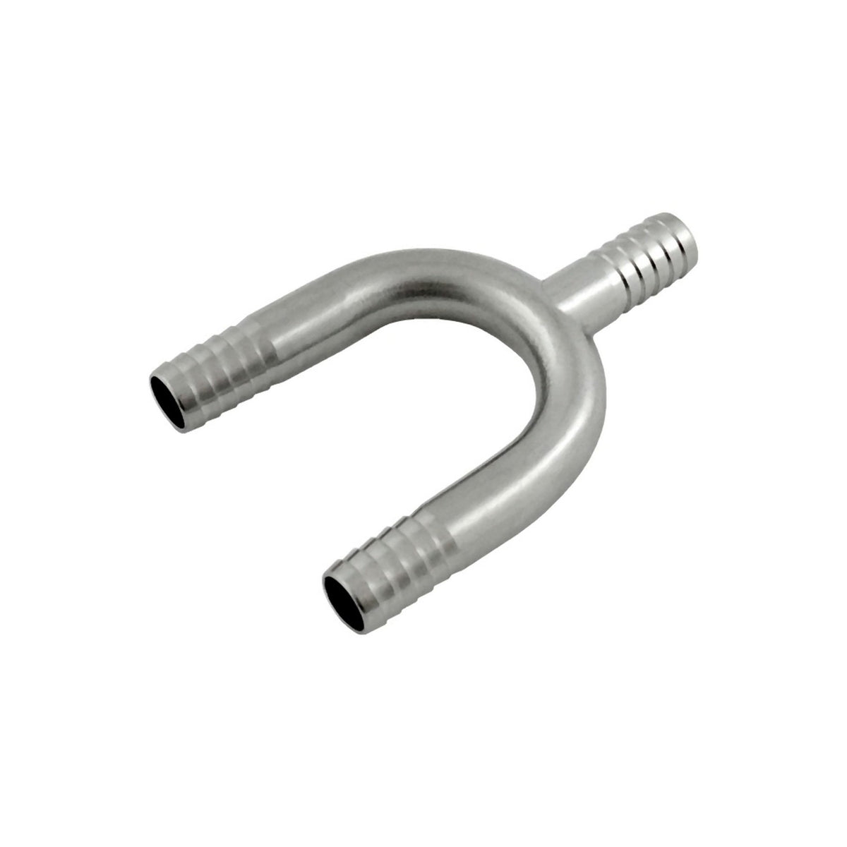 U-Bend with Man, 3/8" B x 3/8" B x 3/8" B-Man 304 Stainless Steel