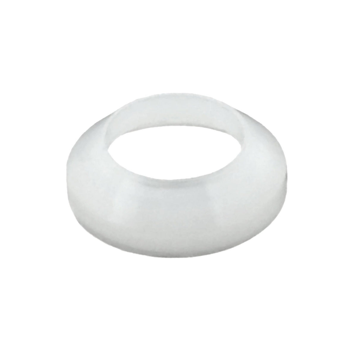 Nylon Flare Washer, 1/2" White