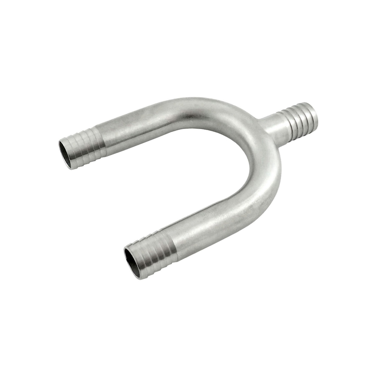 U-Bend with Man, 1/2" B x 1/2" B x 1/2" B-Man 304 Stainless Steel