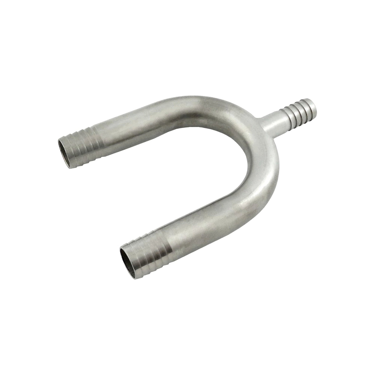 U-Bend with Man, 1/2" B x 1/2" B x 3/8" B-Man 304 Stainless Steel