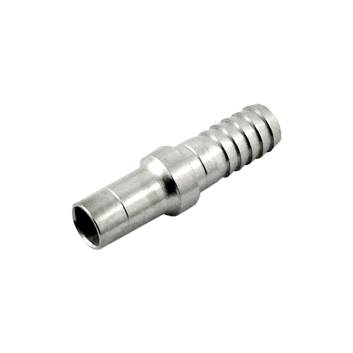 Push-In Adapter, 1/4" B x 1/4" Push-In Stem Stainless Steel