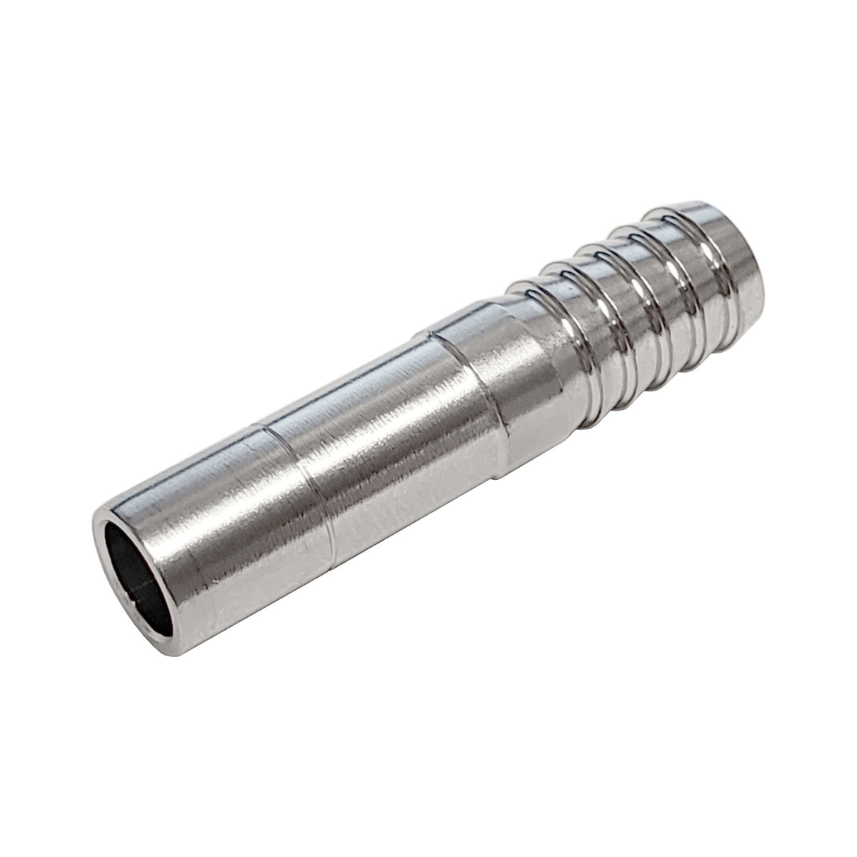 Push-In Adapter, 3/8" B x 3/8" Push-In Stem Stainless Steel